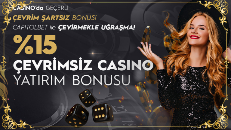 Capitolbet 15 Çevrimsiz Casino Yatırım Bonusu