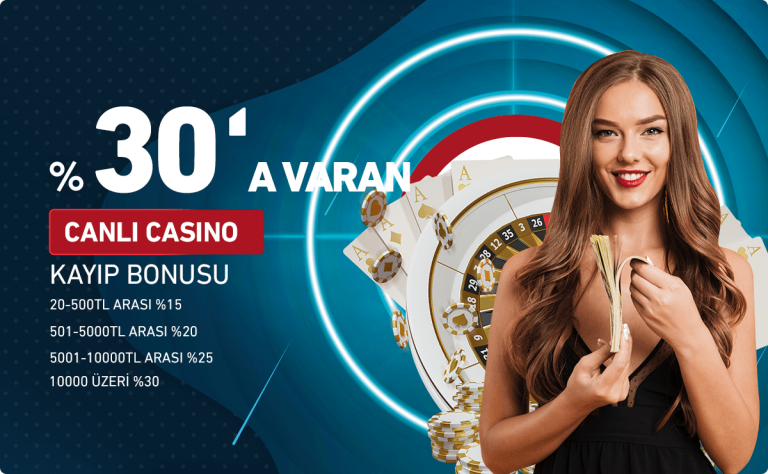 Hedefbet 30’a Varan Casino Kayıp Bonusu