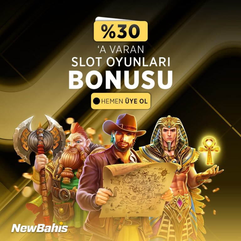Newbahis 30 Çevrimsiz Slot Bonusu