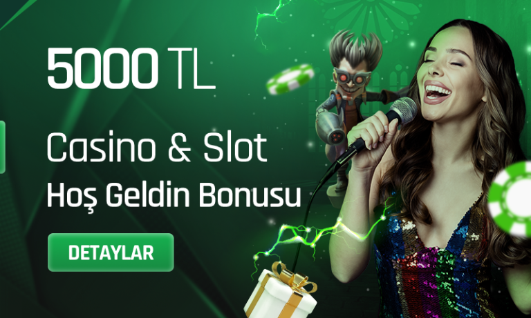 Tarafbet 5000TL Canlı Casino / Slot Hoş Geldin Bonusu