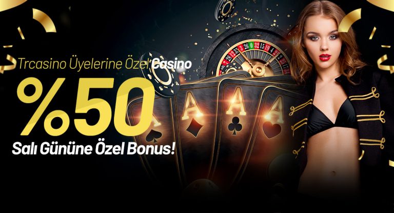 Trcasino Salı Günü 50 Casino Bonusu
